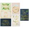 24 Pack Wedding Cards for Bride and Groom with Envelopes, Engagement Congratulations, 6 Gold Foil Designs (5x7 In)